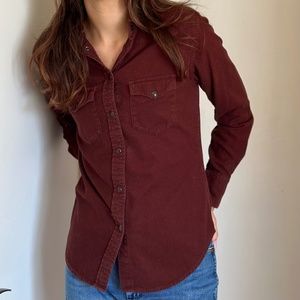FILSON Women's Western Flannel Shirt Redwood XS